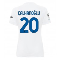 Inter Milan Hakan Calhanoglu #20 Bortatröja Dam 2023-24 Kortärmad